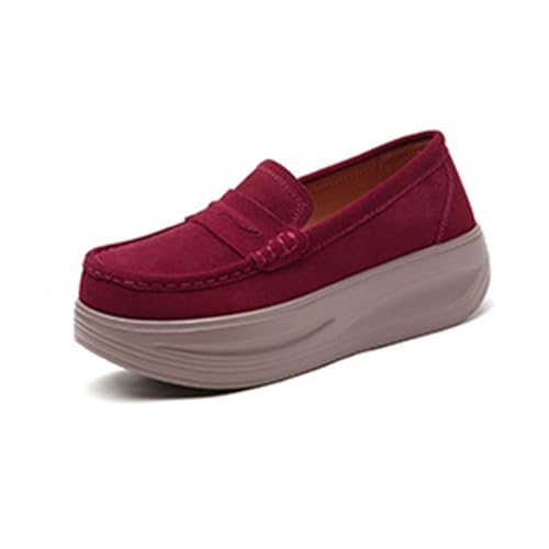 Chaussure Cuir Femme Printemps Chausssure Femme Grandes Semelles épaisses Chaussures