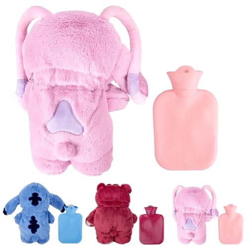 Bouillotte Peluche, Bouteille d'eau Chaude pour Enfants de Dessin Animé