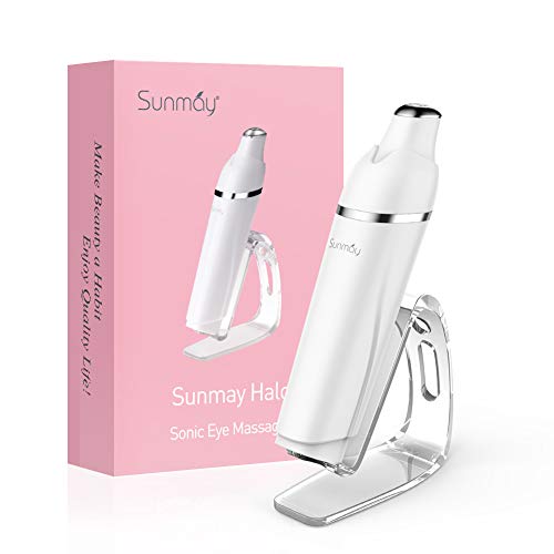 SUNMAY Halo Rechargeable Appareil Massage des Yeux, Anti-rides Anti-âge Anion