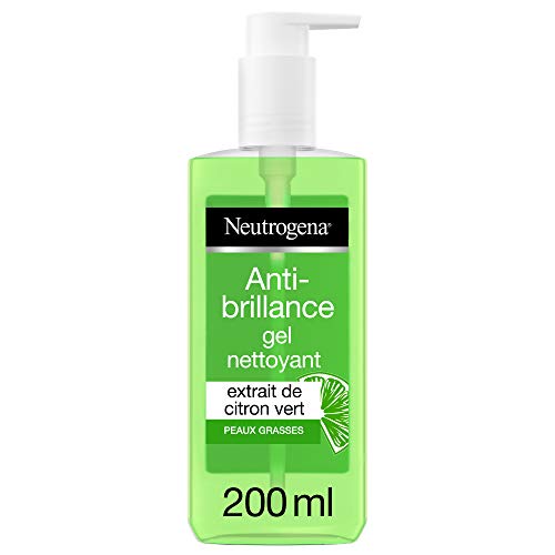 Neutrogena Gel Nettoyant Visage, Soin Visage Anti-Brillance, Citron Vert, 1