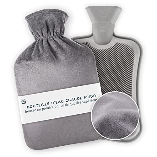 Blumtal Bouillotte Eau Chaude Premium Avec Housse Non-Tissée Et Aspect